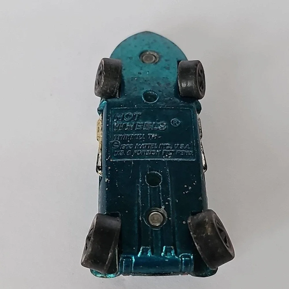1968 Hot Wheels Twin Mill Spectraflame Blue Redline‎ USA Vintage Diecast Car